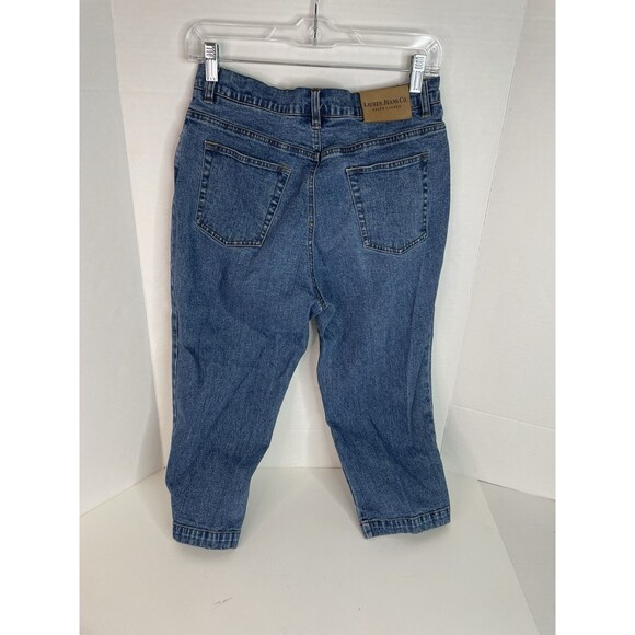 Lauren Jeans Co. Denim Capris, Blue, 10P, Ralph Lauren Petite - Picture 4 of 9